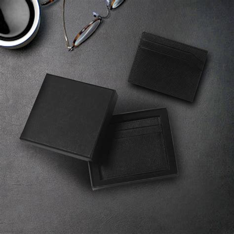 versace collection classic leather card case